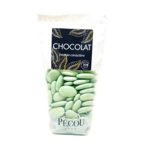 Dragées chocolat Vert amande 250g