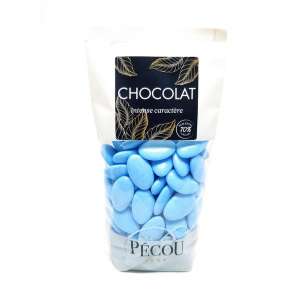 Dragées chocolat Bleu lagon 250g