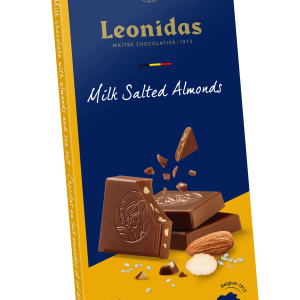 Tablette chocolat lait & amandes salées 100g