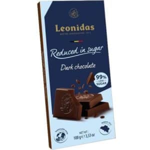 Tablette Allégée en sucre Noir 100g