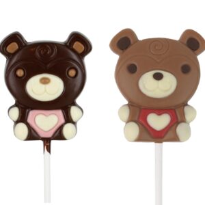 Duo sucettes Ours Noir & Lait 35g