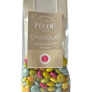 Lentilles chocolat colorées 250g